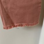 Ann Taylor NWT  THE KICK CROP salmon denim in size 4 with fringe at bottom Photo 5