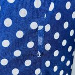 Eden & Olivia Stylish Navy Polka Dot Blouse Photo 7