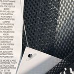 Fabletics  Vanessa Top Sz XS NWT Athletic Black White Mesh Photo 6