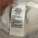 J.Crew White Smocked One-Shoulder Dress 100% Cotton Poplin Midi Dress Size Large Photo 7