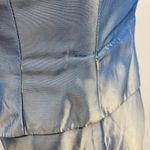 Vintage Y2k Iridescent Fairy Princess Gown Beaded Neckline Maxi Blue Gray XS Photo 6