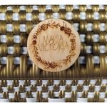 Maria Victoria Sweet Carlota Wristlet Diamond Pattern Gold Colorful Artsy Boho Photo 4