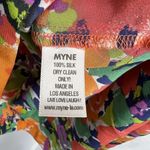 Myne Silk Floral Sheath Sleeveless Dress Size 0 Photo 6