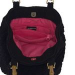 Liz Claiborne  Vintage Crochet Bamboo
Handle Bag Y2K Purse‎ Handbag Black Photo 1