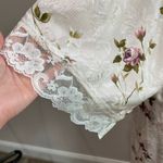 Vintage California Dynasty Romantic Light Pink Floral NightGown Robe Size Large Photo 9