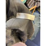 Eileen Fisher  Women's Sz L Jacket Open Herringbone Lined Long Cotton Gray Black Photo 6