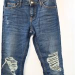 Topshop Distressed Lucas Jeans Size 26 Mid rise relaxed leg Photo 2