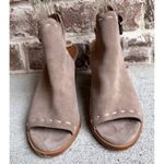 Frye Co Suede Donna Slingback Sandals Sz 9M Ash Suede Leather Heels Peep… Photo 2