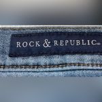 Rock & Republic Women’s jeans - straight leg - skull details - blue - size 12 Photo 7