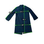 SOIA & KYO Black Slouch Coat Midweight Drape Jacket Size M Photo 15