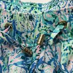 Lilly Pulitzer Taron Pull On 100% Linen Pants Surf Blue Soleil It On Me Size XL Photo 10