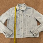 Michael Kors Women's Sky Blue Denim Tucker Jacket-Light Wash Photo 4