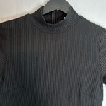 Princess Polly  Kehlanae Ribbed Mini Dress in Black Mock Neck Size US 2 Photo 10