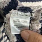 Tularosa  Women's Navy White Striped Crewneck Long Sleeve Sweater Size Small Photo 4