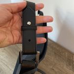 Tahari  large black pebbled faux leather shoulder bag Photo 6