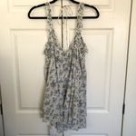 NWT Rumored Secret Garden Floral Boho Ruffle Tiered Babydoll Mini Dress Size M Blue Size M Photo 9