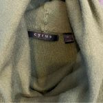 Cyrus Green Long Sleeve Ribbed Turtleneck Tunic Top Size Medium Photo 3