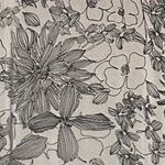 Bryn Walker  Irys‎ Black and Grey Stretch Jersey Floral Dress Sz XL Photo 6