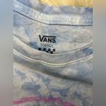 Vans  blue tie dye washed t shirt sz small Photo 1