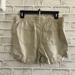Joe Fresh Women’s beige colored linen blend shorts size Small Photo 1
