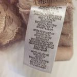 Kathy Ireland  Push-Up Bra Racerback‎ Underwire Size 36D Lurex Lace Beige NEW Photo 7