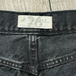 We The Free  Shorts Women’s Cut Off Button Fly Dark Wash Black Denim Photo 5