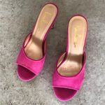 Lulus Pink Suede Heels Photo 0