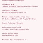 House Of CB  ADELITA Chocolate Cashmere wool Blend Sweater size S Photo 8