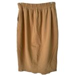 Eloquii  Light Brown Fleece Lined Pull On Midi Skirt Women’s Size 14/16 Photo 1