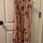 Take Pride Women's Pink Spaghetti Strap Tank Dress Flag Geometric Size XS Photo 0