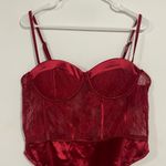 Nasty Gal  Floral Lace Satin Bodysuit Photo 1