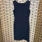 Joseph Ribkoff Joseph‎ Ribkoff Black Mesh Overlay Tank Dress Size 10 Photo 1