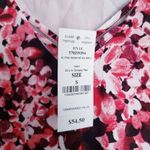 White House | Black Market  Printed Crisscross Double-Layer Shell Photo 4