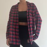 Hollister Red Flannel Large Photo 0