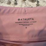 Athleta  Run With It Textured 3.5" Short in Pink, Size Small Very Good Condition Photo 4