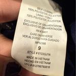 Sequin Hearts  Navy Dress with Sparkling Accents, Size 9 Photo 5