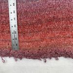 Free People Knit Maxi Skirt Ombre Red Purple Fringe Hem Size S Photo 2