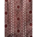 Vintage 90s Thamaga Textiles Botswana Maxi Dress Rust Cream Geometric Polka Dot Brown Size M Photo 6