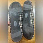B.O.C Size 8 Black Gray Plaid Wool Flats Photo 3