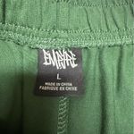 Empyre Green Rose Athletic Shorts Large Embroidered Sweat Shorts Photo 6