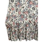 American Eagle  Maxi Womens Size Medium Long Floral Keyhole Tassel Tie Dress Photo 1