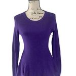 Allegra K Long Sleeve Ribbed Knit Ruffle Hem Peplum Sweater SZ S Photo 2