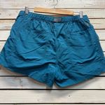 The North Face  DW Blue Nylon Hiking Outdoor Belted Shorts Women's Large Size L Photo 4