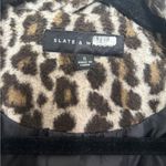 Slate + Willow Leopard Wool Coat Photo 1