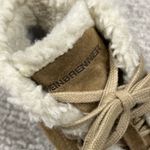 Weinbrenner Boots Womens 39 US 8 Brown Suede Leather Faux Fur Lace Up Photo 2