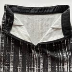 Banana Republic  Sloan Pencil Skirt Black White Stripe Size 4 Photo 6