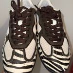 ALOHAS , Tb.490 Soft Brown Leather Sneakers, Zebra Print Photo 6