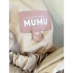 Show Me Your Mumu Zoey Midi Dress in Champagne Luxe Satin M Photo 7