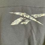 Reebok 3X 22-24W Womens Black Long Sleeve Camo Logo Crop Top Sweatshirt Photo 7