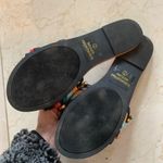 Top Moda Sandals Sz 7 Beaded Braided Fringe Photo 1